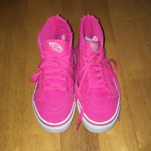 Toddler girls pink vans
